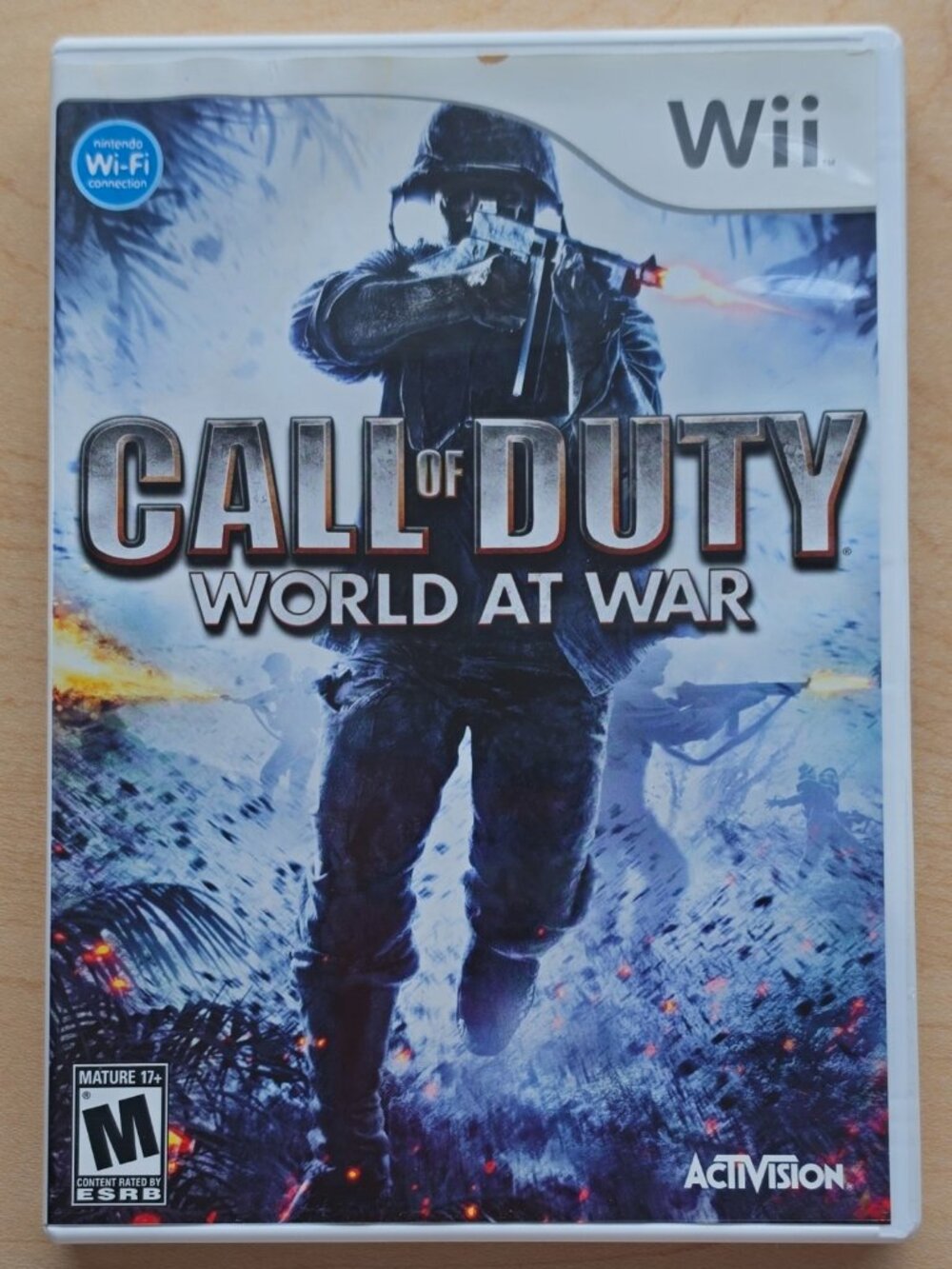 Activision Call of Duty: World at War Nintendo Wii 2008 M NTSC-U/C Manual